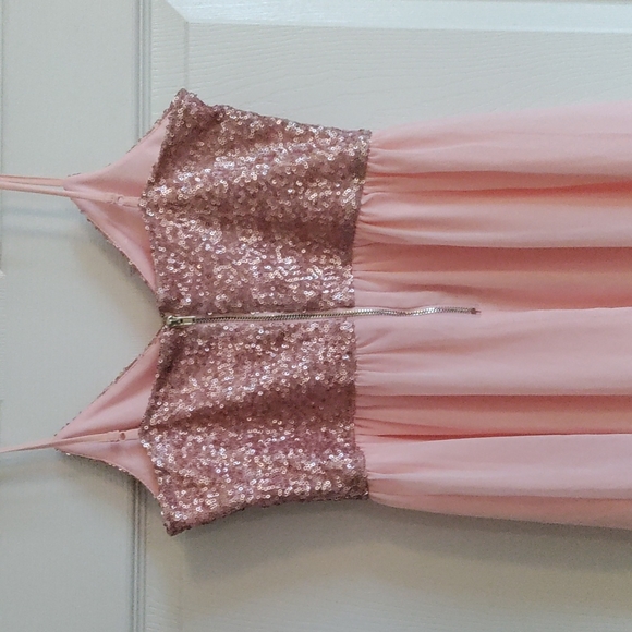 Sparkly sequin chiffon dress - Picture 3 of 4